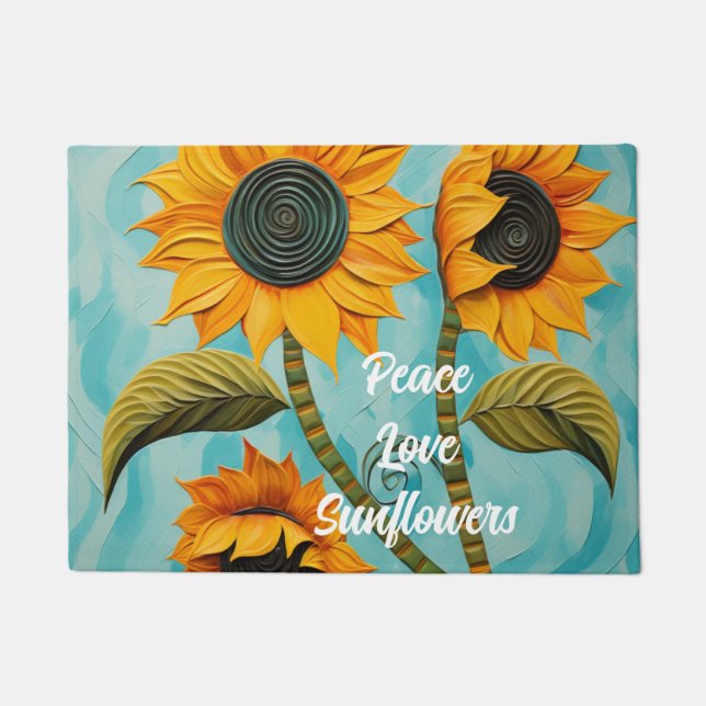 Felpudo Sunflower (Anverso)