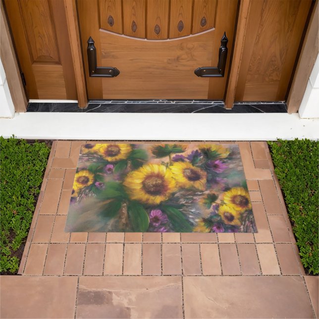 Felpudo Sunflower Breeze by Jason Street (Exterior)