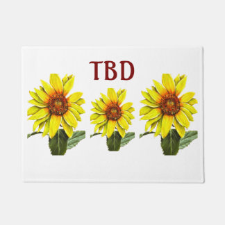 Felpudo Sunflower Doormat