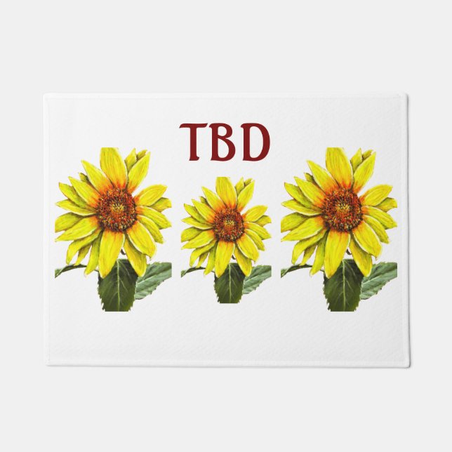 Felpudo Sunflower Doormat (Anverso)