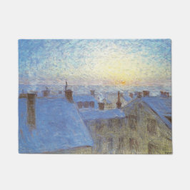 Felpudo Sunrise over the Rooftops (por Eugène Jansson)