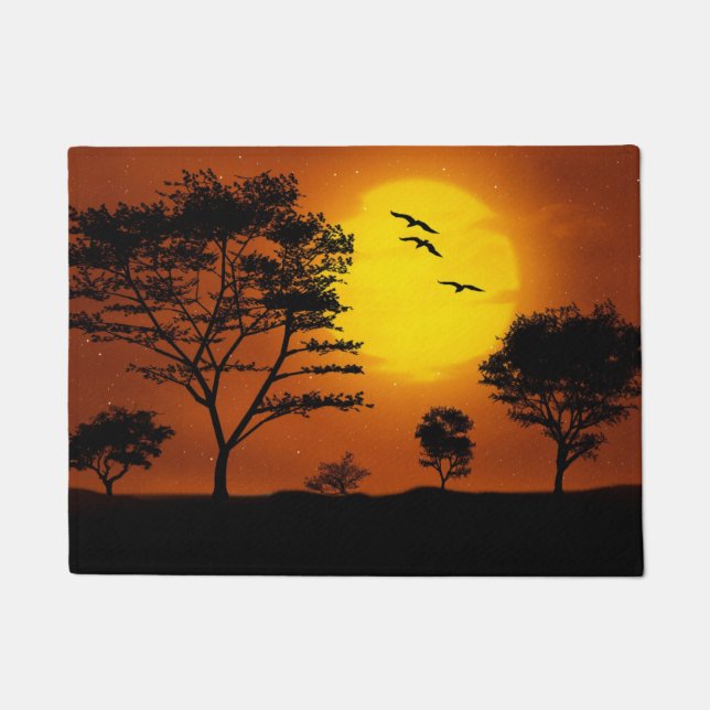 Felpudo Sunset africano (Anverso)