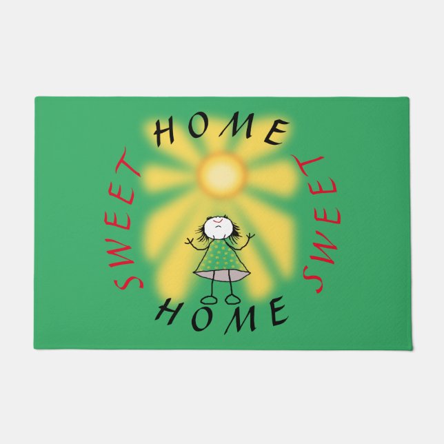 Felpudo Sunshine - Hogar dulce (Anverso)