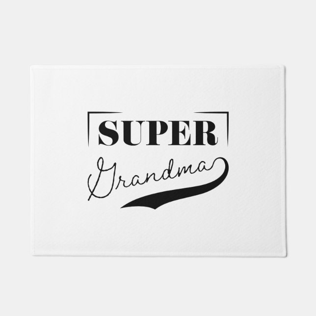 Felpudo Super Abuela (Anverso)