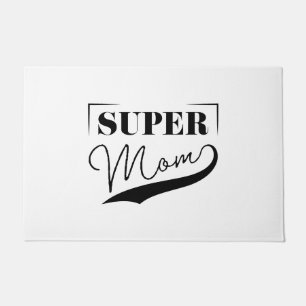 Felpudo Super Mamá