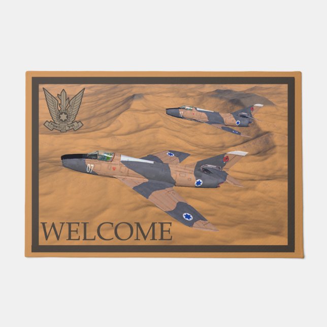 Felpudo Super Mystères israelíes - Bienvenida (Anverso)