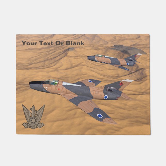 Felpudo Supermisterios israelíes sobre el desierto (Anverso)