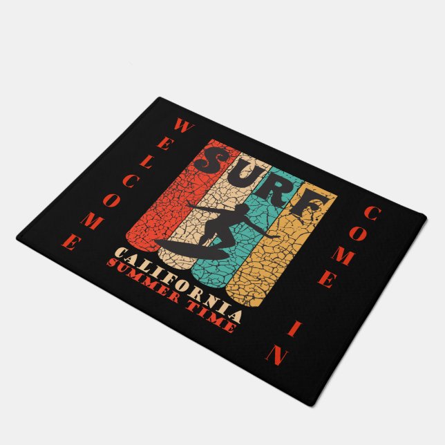 Felpudo Surf California Door Mat (Angular)