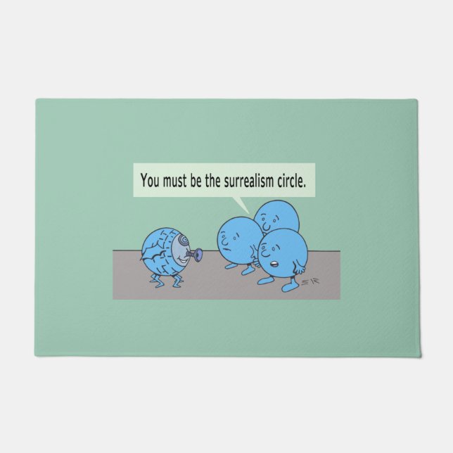 Felpudo Surrealismo Doormat Circle (Anverso)