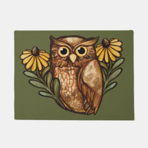 Felpudo Susan Owl Flower Owls Black Eyed
