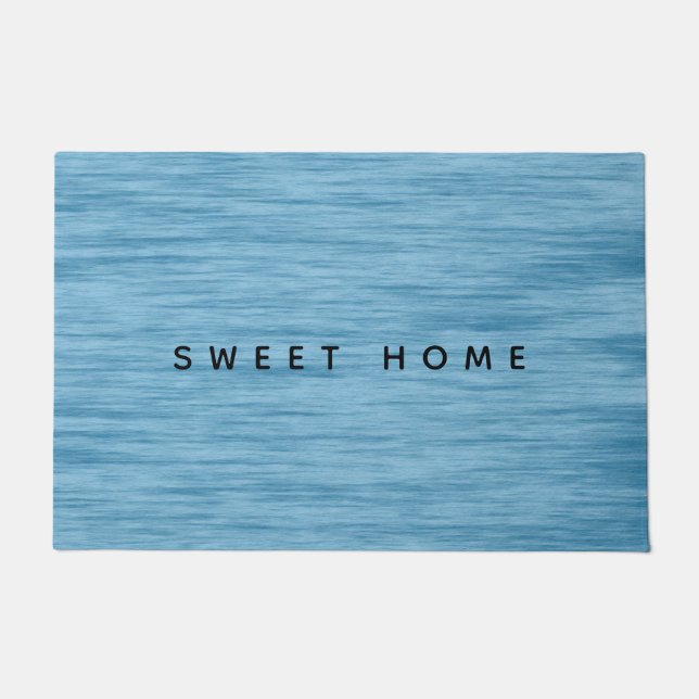 Felpudo Sweet Home Blue Doormat | doormat (Anverso)