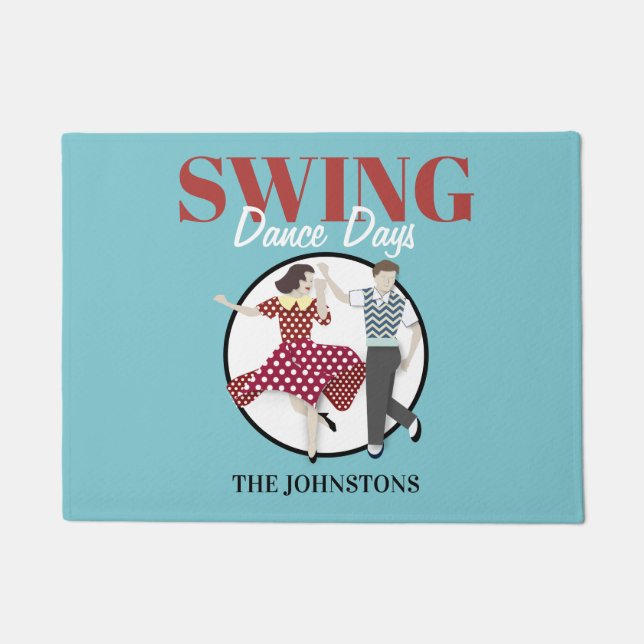 Felpudo Swing Dance (Anverso)
