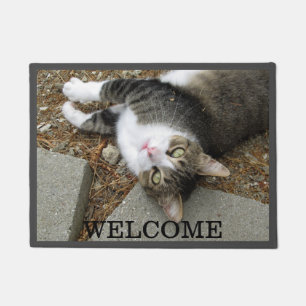 Felpudo Tabby Cat Me Encontraste Doormat