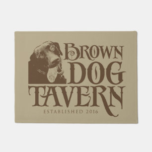 Felpudo Taberna del perro de Brown