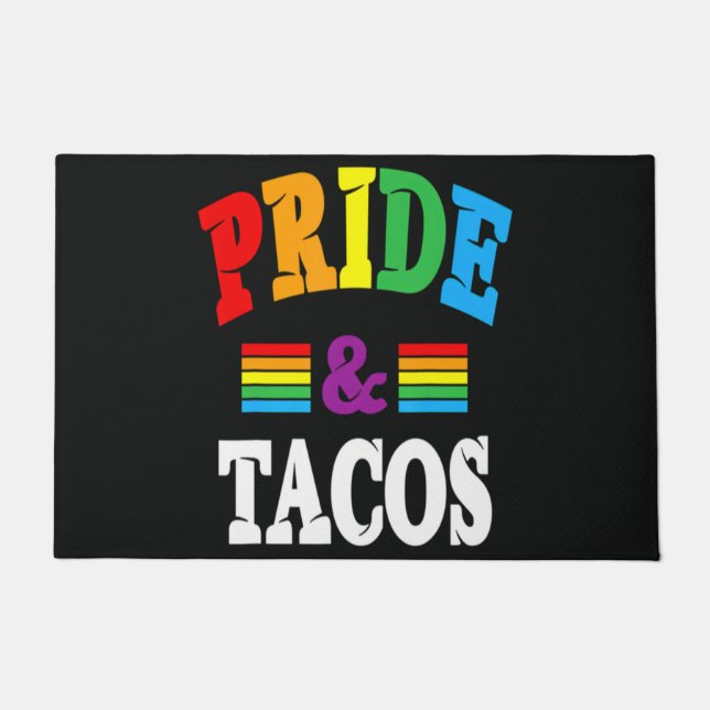 Felpudo Tacos Orgullo Lgbt (Anverso)