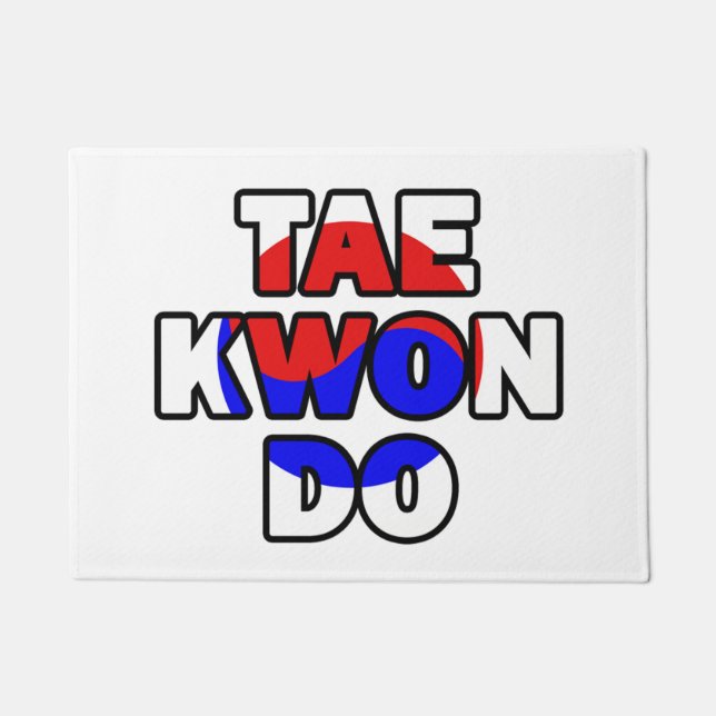 Felpudo Taekwondo (Anverso)