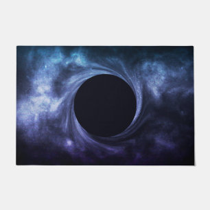 Felpudo Taladro negro de la galaxia de ilusión