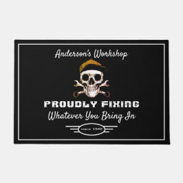 Felpudo Taller Cualquier Nombre Arreglando Orgulloso Dicie