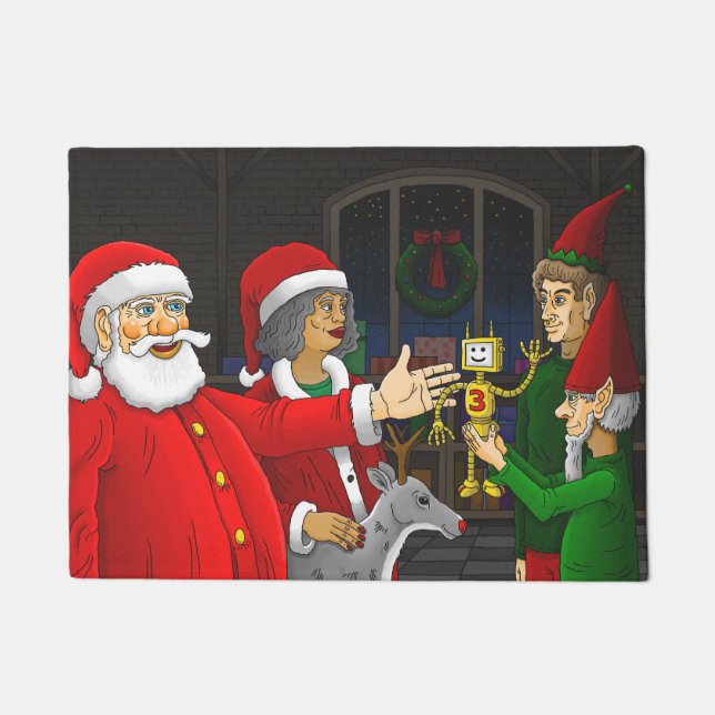 Felpudo Taller de Santa Claus (Anverso)