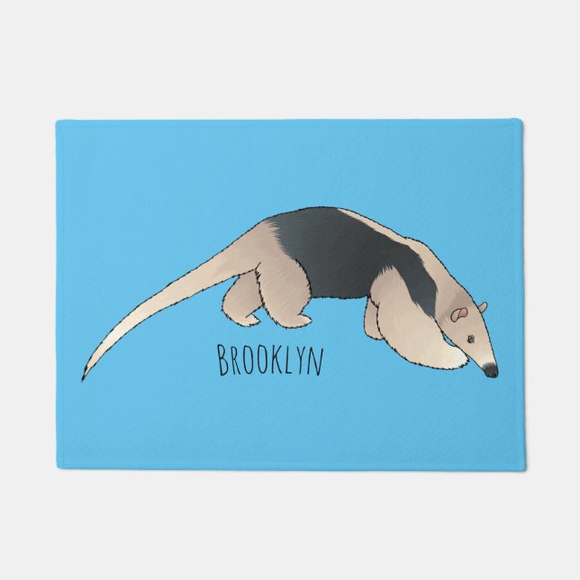 Felpudo Tamandua cartoon illustration (Anverso)