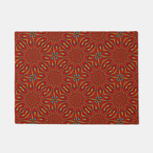 Felpudo Tamaño personalizado Red Guay Trendy Tribal Pet Bo