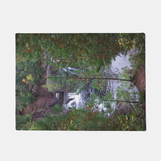 Felpudo Tapa de la puerta de las cataratas de cobre (Anverso)