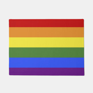 Felpudo Tapa de puerta de colores arcoiris