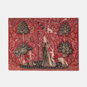 Felpudo Tapiz medieval de Lady y Unicorn