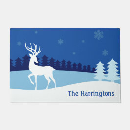 Felpudo Tapón de puerta de nombre personalizado de Ilustra