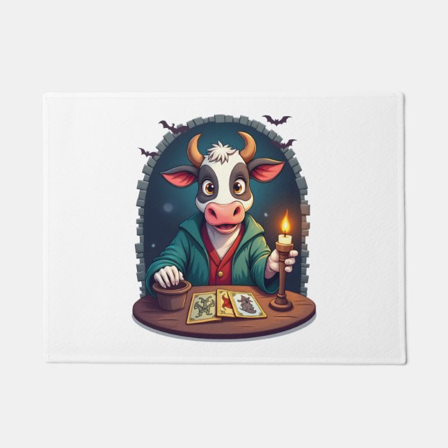 Felpudo Tarot de vaca del terror (Anverso)