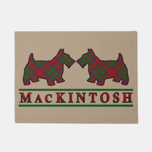 Felpudo Tartan de la Clan Escocesa MacKintosh Perros Scott