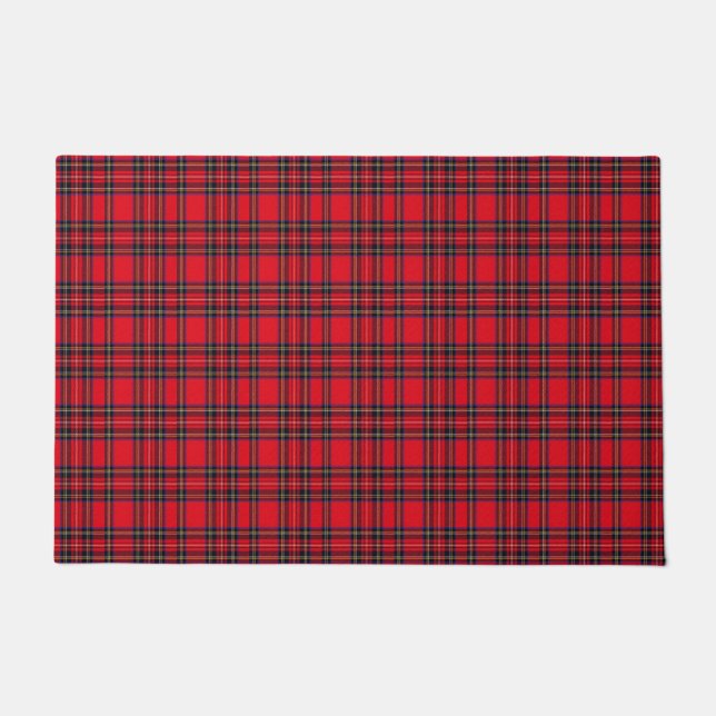 Felpudo Tartán de Stewart rojo (Anverso)