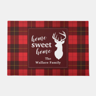 Felpudo Tartan del clan Wallace personalizado para un dulc