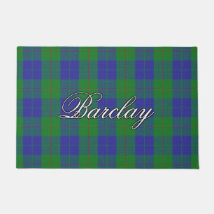 Felpudo Tartan Plaid de Caza del Clan Barclay Vista Escocé