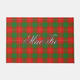 Felpudo Tartan Plaid de Clan MacFie Scots Vista