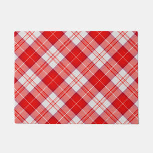 Felpudo Tartan Rojo Clan Menzies Plaid Escocés