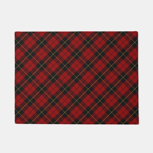 Felpudo Tartan Wallace Plaid Clánico Escocés (Anverso)