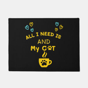 Felpudo Taza De Café De Gato Naranja Divertida Camiseta Pa