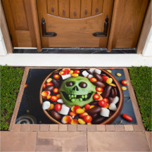 Tazón de dulces espeluznantes de Halloween