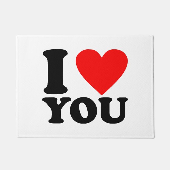 Felpudo Te Amo (Anverso)