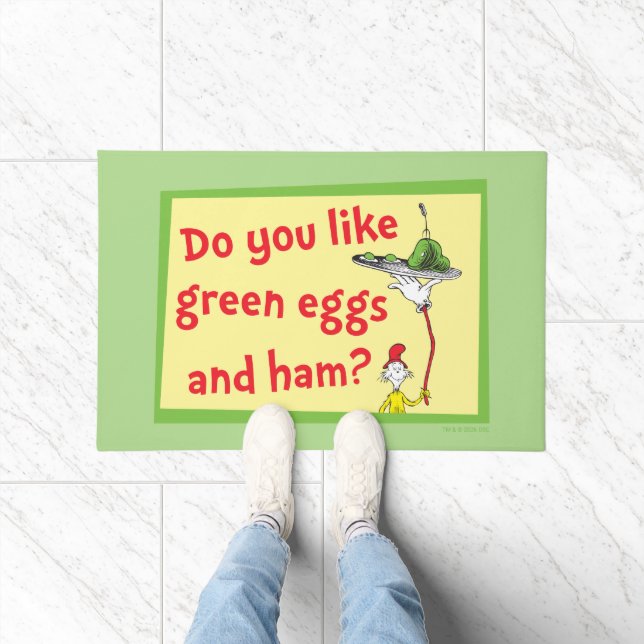 Felpudo ¿Te gustan los huevos verdes con jamón? (Interior)