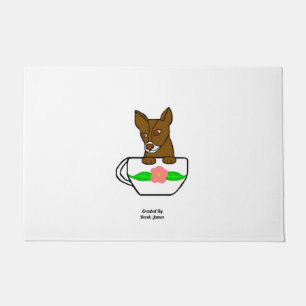 Felpudo Teacup Chihuahua Door Mat