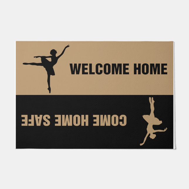 Felpudo Team Ballet Gift, Welcome Entryway  (Anverso)