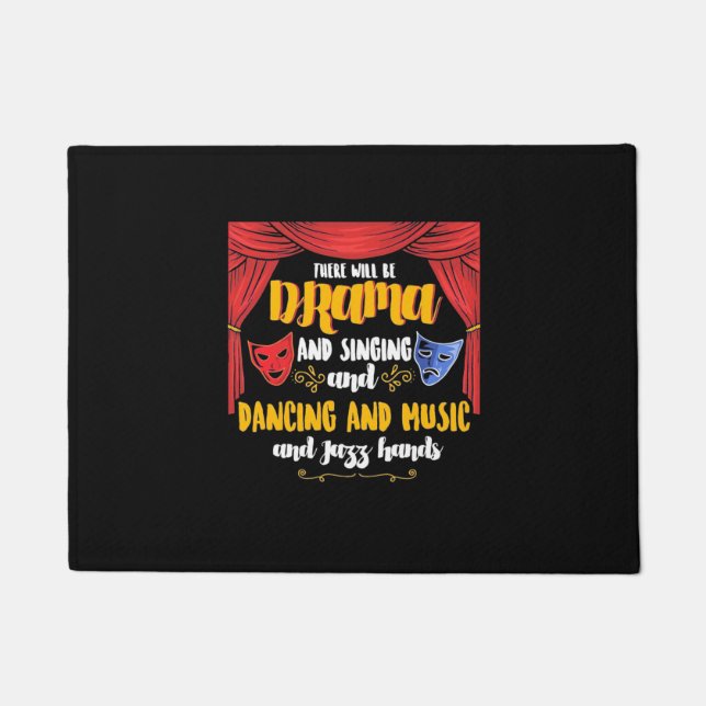 Felpudo Teatro Habrá Drama (Anverso)