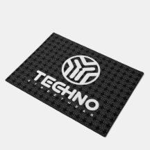 Techno Streetwear - logotipo - estera de puerta