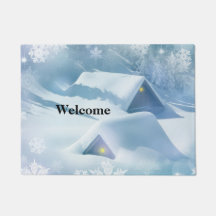 Techo de nieve en un bosque