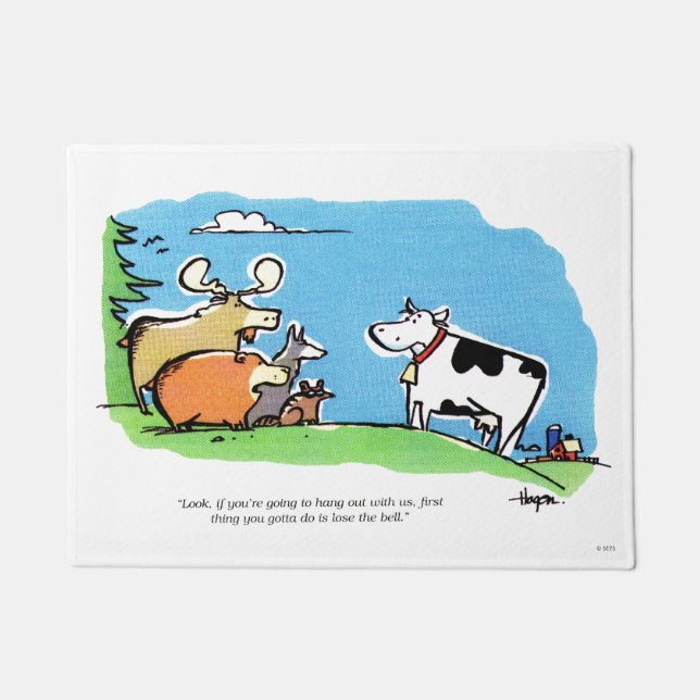 Felpudo Tecleo animal (Anverso)