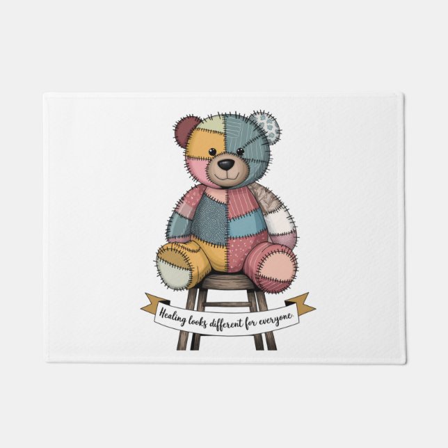 Felpudo Teddy Bear Welcome Mat (Anverso)