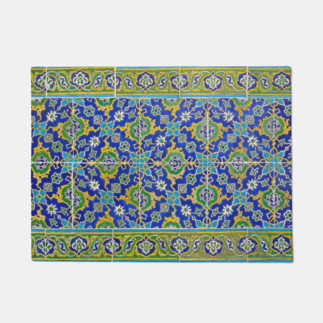 Felpudo teja del iznik (Anverso)