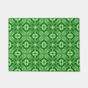 Felpudo Teja marroquí - verde oscuro del pino